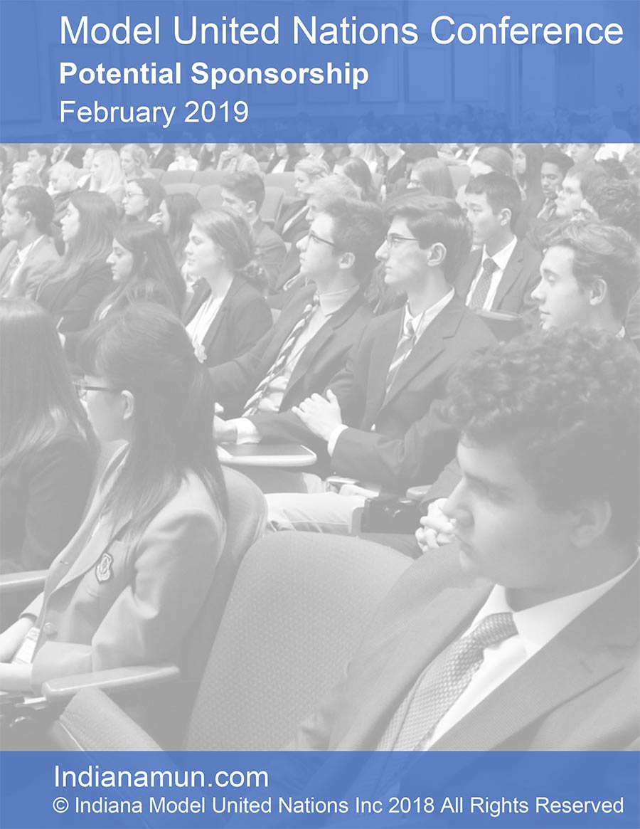 Model United Nations Conference booklet cover