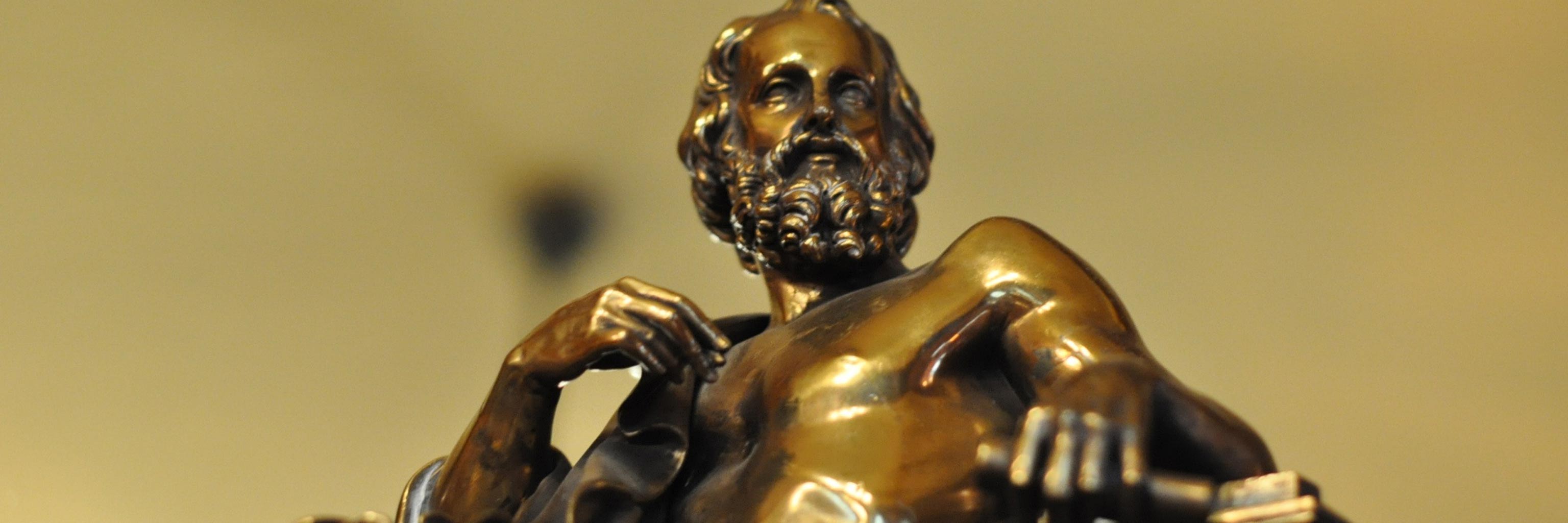 Bronze statue of Plato